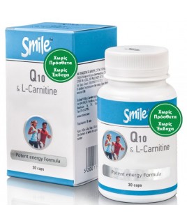 Smile Coenzyme Q-10 & L-Carnitine 30 κάψουλες